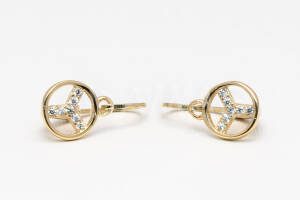 Pridané do zoznamu, Detské náušnice zlaté AUNAUD000219, cena <span class="woocommerce-Price-amount amount"><bdi>207,00&nbsp;<span class="woocommerce-Price-currencySymbol">&euro;</span></bdi></span>.