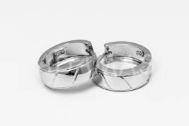 Kruhové náušnice zlaté AUNAUK000005