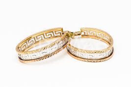 Kruhové náušnice zlaté AUNAUK000041