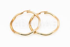 Kruhové náušnice zlaté AUNAUK000056
