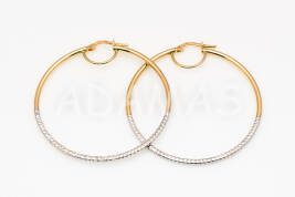 Kruhové náušnice zlaté AUNAUK000058