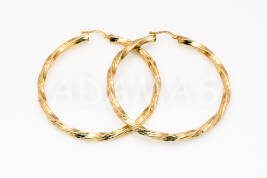 Kruhové náušnice zlaté AUNAUK000060