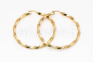 Pridané do zoznamu, Kruhové náušnice zlaté AUNAUK000060, cena <span class="woocommerce-Price-amount amount"><bdi>1161,00&nbsp;<span class="woocommerce-Price-currencySymbol">&euro;</span></bdi></span>.