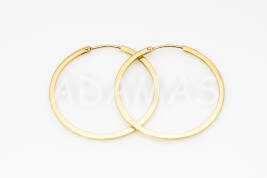 Kruhové náušnice zlaté AUNAUK000074