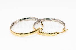 Kruhové náušnice zlaté AUNAUK000095