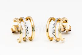 Napichovacie náušnice zlaté AUNAUN000022