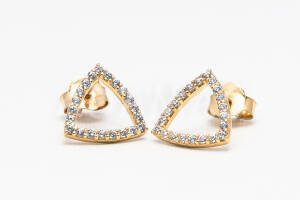 Pridané do zoznamu, Napichovacie náušnice zlaté AUNAUN000059, cena <span class="woocommerce-Price-amount amount"><bdi>252,00&nbsp;<span class="woocommerce-Price-currencySymbol">&euro;</span></bdi></span>.