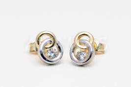 Napichovacie náušnice zlaté AUNAUN000122