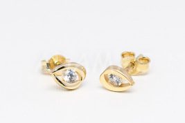 Napichovacie náušnice zlaté AUNAUN000158