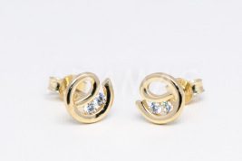 Napichovacie náušnice zlaté AUNAUN000166