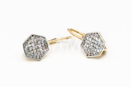 Patentové náušnice zlaté AUNAUP000009