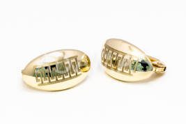 Patentové náušnice zlaté AUNAUP000053