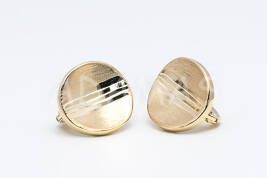 Patentové náušnice zlaté AUNAUP000075