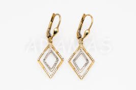 Vysiace náušnice zlaté AUNAUV000044