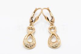 Vysiace náušnice zlaté AUNAUV000072