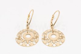 Visiace náušnice zlaté AUNAUV000099