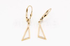 Visiace náušnice zlaté AUNAUV000102