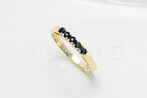 Pridané do zoznamu, Dámsky prsteň zlatý s modrým zirkónom AUPD000239, cena <span class="woocommerce-Price-amount amount"><bdi>441,00&nbsp;<span class="woocommerce-Price-currencySymbol">&euro;</span></bdi></span>.