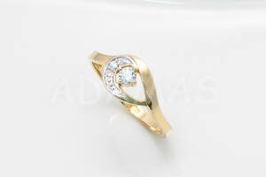 Pridané do zoznamu, Dámsky prsteň zlatý AUPD000241, cena <span class="woocommerce-Price-amount amount"><bdi>342,00&nbsp;<span class="woocommerce-Price-currencySymbol">&euro;</span></bdi></span>.