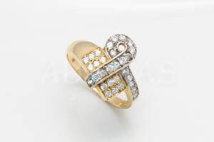 Pridané do zoznamu, Dámsky prsteň zlatý AUPD000256, cena <span class="woocommerce-Price-amount amount"><bdi>522,00&nbsp;<span class="woocommerce-Price-currencySymbol">&euro;</span></bdi></span>.