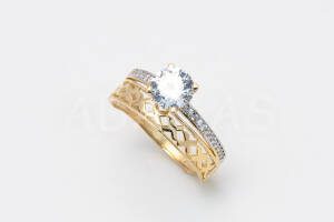 Pridané do zoznamu, Dámsky prsteň zlatý AUPD000611, cena <span class="woocommerce-Price-amount amount"><bdi>423,00&nbsp;<span class="woocommerce-Price-currencySymbol">&euro;</span></bdi></span>.