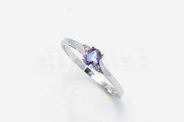 Dámsky prsteň zlatý s bielym zirkónom AUPD000664