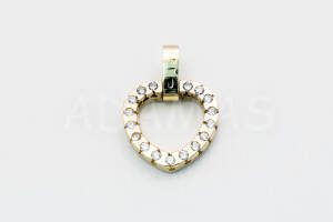 Pridané do zoznamu, Dámsky prívesok zlatý srdce AUPRD000147, cena <span class="woocommerce-Price-amount amount"><bdi>297,00&nbsp;<span class="woocommerce-Price-currencySymbol">&euro;</span></bdi></span>.