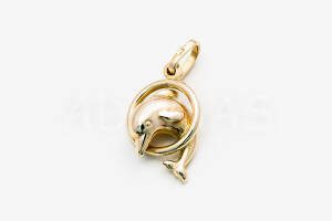 Pridané do zoznamu, Dámsky prívesok zlatý delfín AUPRD000163, cena <span class="woocommerce-Price-amount amount"><bdi>243,00&nbsp;<span class="woocommerce-Price-currencySymbol">&euro;</span></bdi></span>.