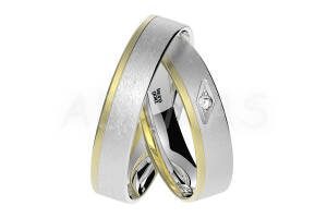 Pridané do zoznamu, Svadobné obrúčky zlaté AUOL000020, cena <span class="woocommerce-Price-amount amount"><bdi>1648,00&nbsp;<span class="woocommerce-Price-currencySymbol">&euro;</span></bdi></span>.