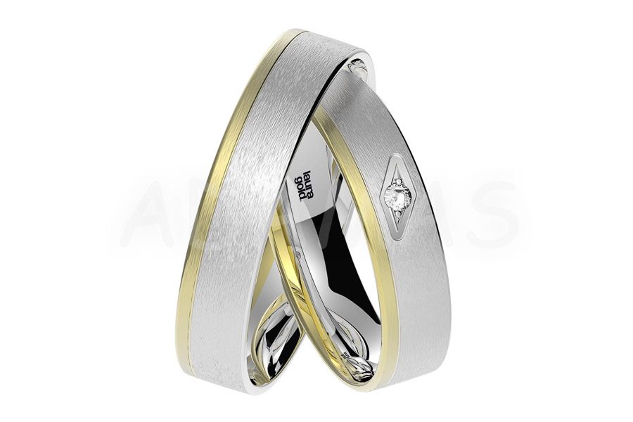 Svadobné obrúčky zlaté AUOL000020