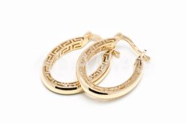 Kruhové náušnice zlaté AUNAUK000196