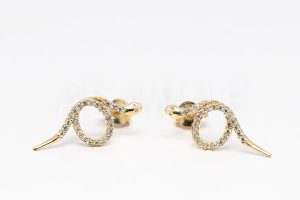 Pridané do zoznamu, Napichovacie náušnice zlaté AUNAUN000278, cena <span class="woocommerce-Price-amount amount"><bdi>396,00&nbsp;<span class="woocommerce-Price-currencySymbol">&euro;</span></bdi></span>.