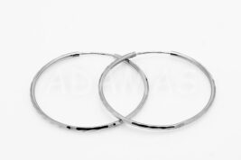 Kruhové náušnice strieborné AGNAUK000331