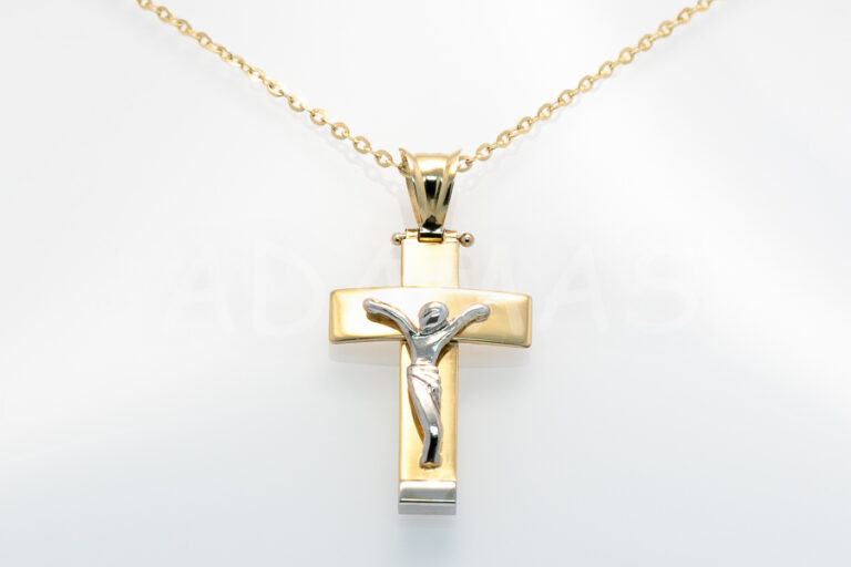 Pánsky prívesok zlatý kríž AUPRP000235