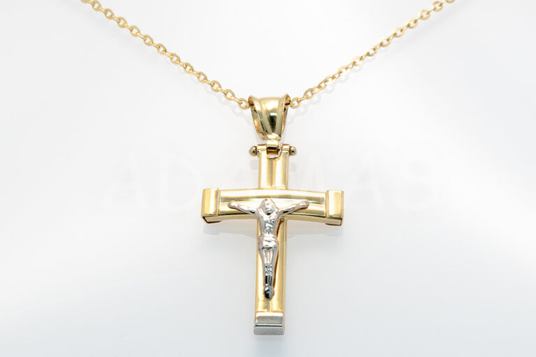 Pánsky prívesok zlatý kríž AUPRP000236