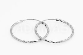  Kruhové náušnice strieborné AGNAUK000391