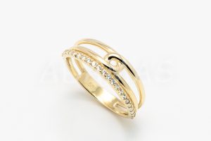 Pridané do zoznamu, Dámsky prsteň zlatý AUPD001097, cena <span class="woocommerce-Price-amount amount"><bdi>441,00&nbsp;<span class="woocommerce-Price-currencySymbol">&euro;</span></bdi></span>.