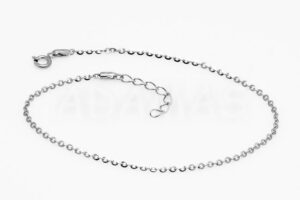 Pridané do zoznamu, Členkový náramok strieborný AGCN000143, cena <span class="woocommerce-Price-amount amount"><bdi>10,00&nbsp;<span class="woocommerce-Price-currencySymbol" translate="no">&euro;</span></bdi></span>.