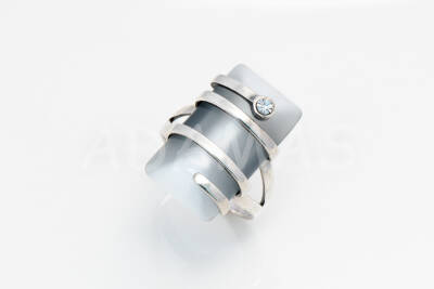 Dámsky prsteň strieborný AGPD000294