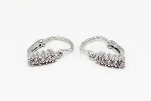 Pridané do zoznamu, Detské náušnice zlaté s ružovým zirkónom AUNAUD000001, cena <span class="woocommerce-Price-amount amount"><bdi>207,00&nbsp;<span class="woocommerce-Price-currencySymbol" translate="no">&euro;</span></bdi></span>.