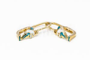 Pridané do zoznamu, Detské náušnice zlaté delfín AUNAUD000038, cena <span class="woocommerce-Price-amount amount"><bdi>171,00&nbsp;<span class="woocommerce-Price-currencySymbol" translate="no">&euro;</span></bdi></span>.