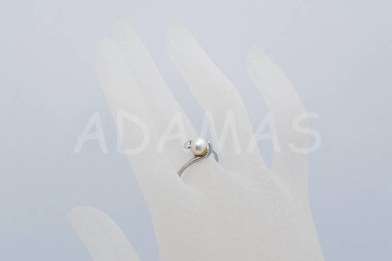 Dámsky prsteň zlatý s riečnou perlou AUPD000084