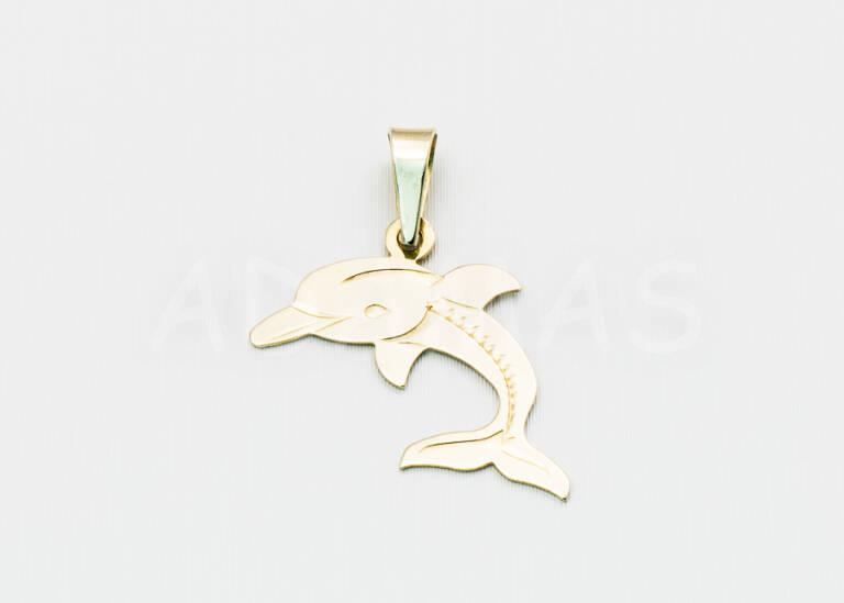 Dámsky prívesok zlatý delfín AUPRD000161