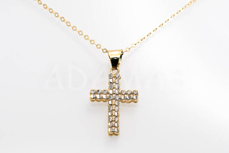 Dámsky prívesok zlatý kríž AUPRD000390