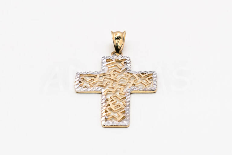Dámsky prívesok zlatý kríž AUPRD000391