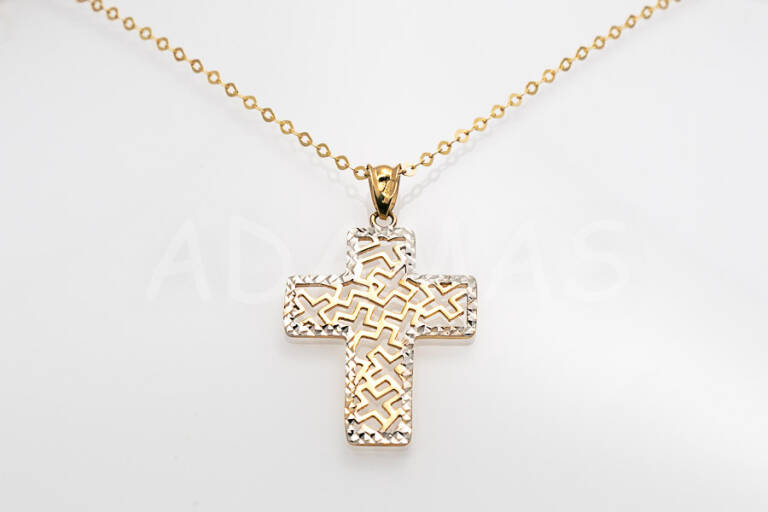 Dámsky prívesok zlatý kríž AUPRD000391
