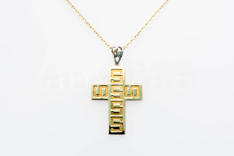 Pánsky prívesok zlatý kríž AUPRP000006