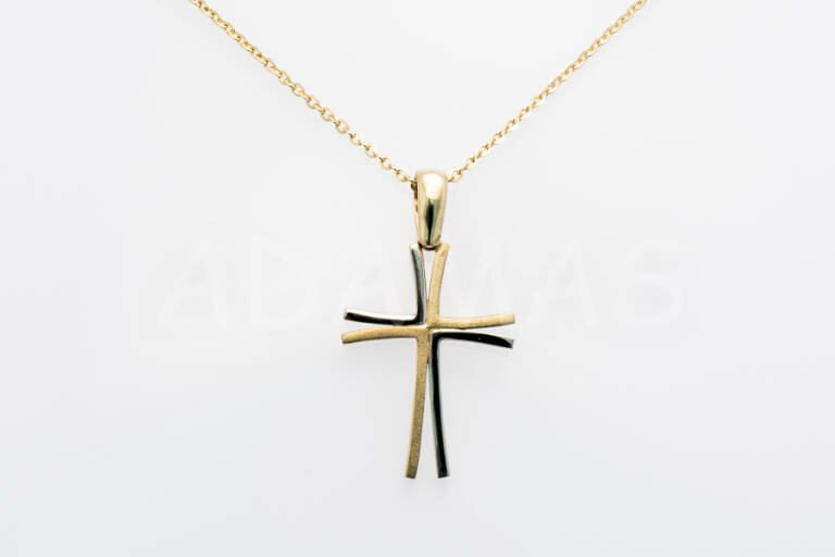 Pánsky prívesok zlatý kríž AUPRP000009