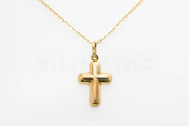 Pánsky prívesok zlatý kríž AUPRP000031
