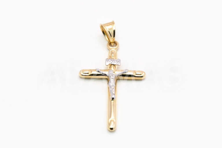 Pánsky prívesok zlatý kríž AUPRP000188